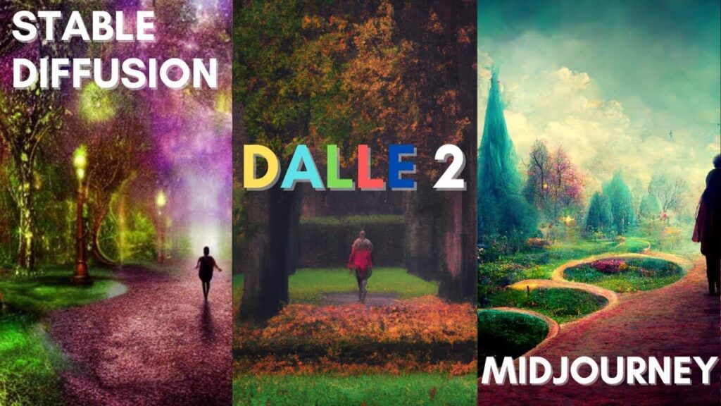 Comparing MidJourney DALL·E & Stable Diffusion Best AI Image Generators